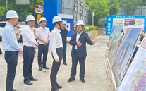 大渡口区常务副区长谢小刚调研亚星中心项目，，，，，共破建设难题促发展
